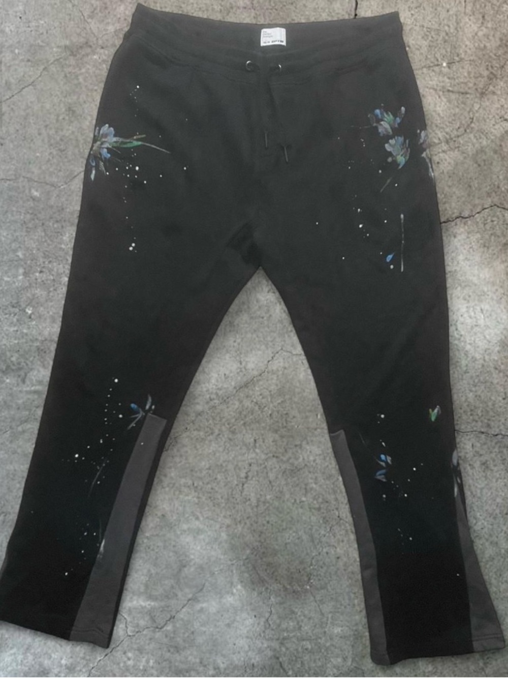 Black Flared paint Sweatpants
